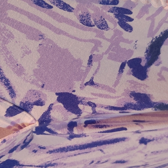 Lilly Pulitzer UPF 50 Rylie Cover Up Dress Lilac Verbena Rock The Dock size M - Picture 4 of 4